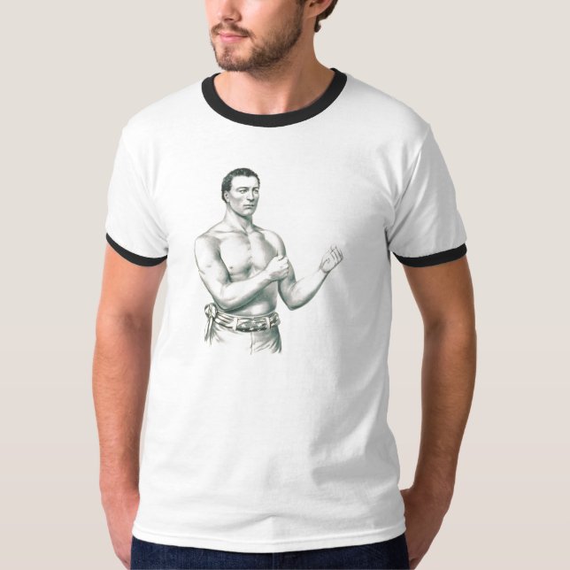 T-shirt Champion de John C. Heenan Retro de boxeur de (Devant)