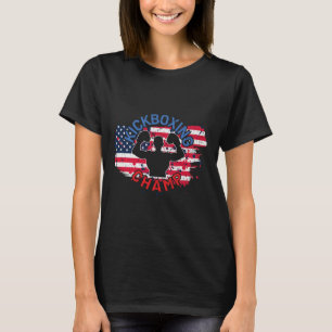 T-shirt Champion de kickboxing États-Unis 