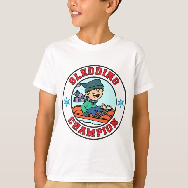 T-shirt Champion de la couture caricaturiste (Devant)