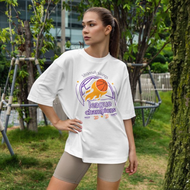 T-shirt Champion de la Ligue de basket-ball (Créateur téléchargé)