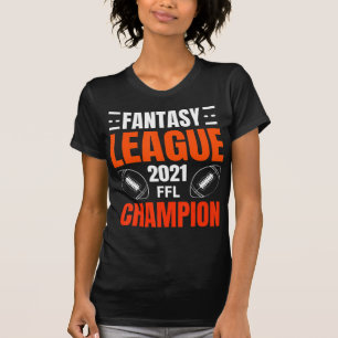 T-shirt Champion de la Ligue d'Imaginaire de football 2021
