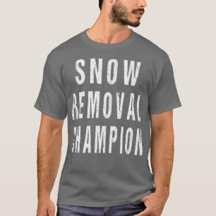 T-shirt Champion de l'enlèvement de neige Sidewalk Road Sh