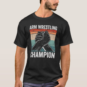 T-shirt Champion de lutte contre le bras