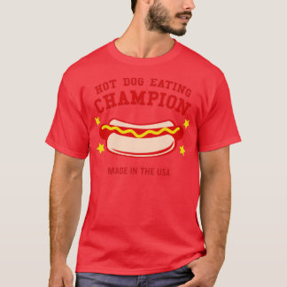 T-shirt Champion de mangeur de chien chaud