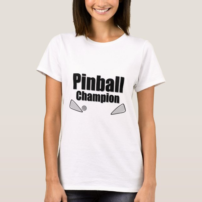 T-shirt Champion de Pinball (Devant)
