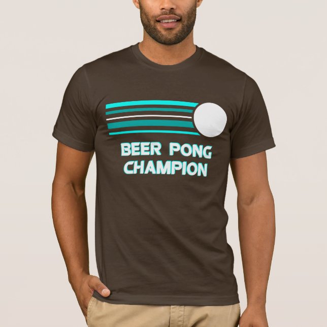 T-shirt Champion de puanteur de bière (Devant)