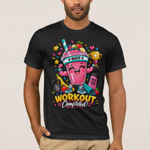 T-shirt Champion de smoothie HIIT heureux Workout terminé