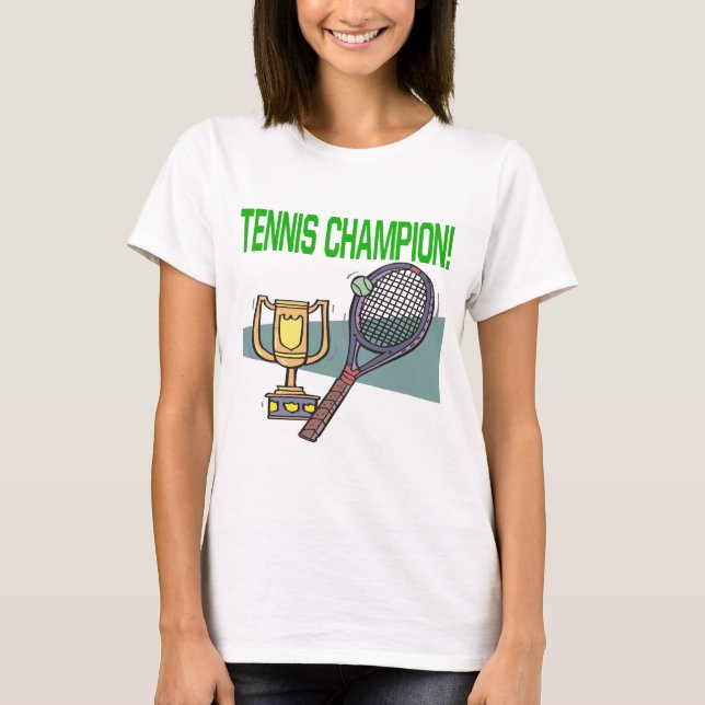 T-shirt Champion de tennis (Devant)