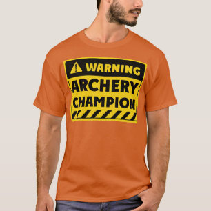 T-shirt Champion de tir à l'arc (2) 