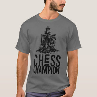 T-shirt champion d'échecs