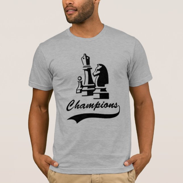 T-shirt Champion d'échecs (Devant)
