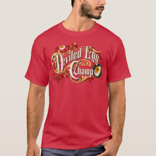 T-shirt Champion des Oeufs Dévastés Funny Thanksgiving Din
