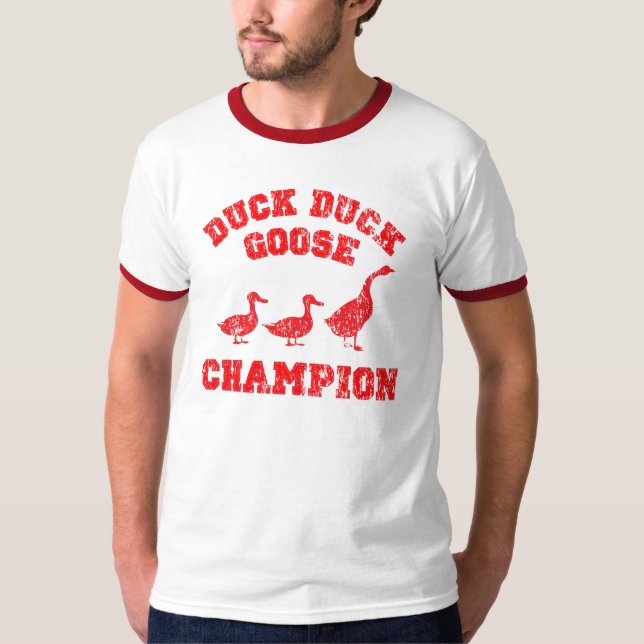 T-shirt Champion d'oie de canard de canard (Devant)