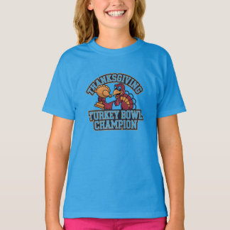 T-shirt Champion du Bowl de la dinde Football Amusant le J