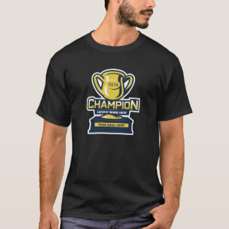 T-shirt Champion du football d'imaginaire
