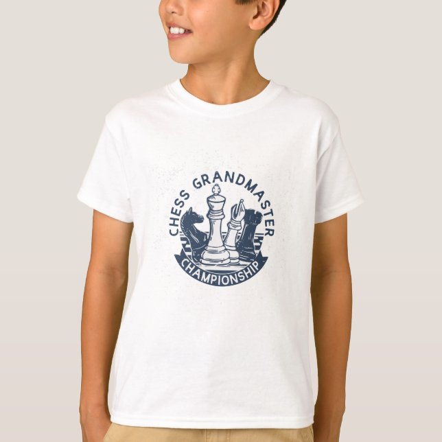 T-shirt champion du grand maître (Devant)