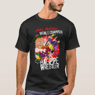 T-shirt Champion du monde Bagpipe Wrestler