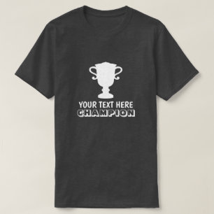 T-shirt Champion personnalisé pour les gagnants d