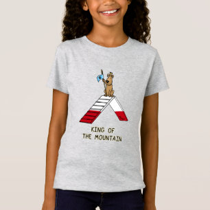 T-Shirt Champion roi du chien de montagne agilité drôle