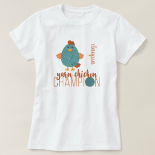 T-shirt Champion Turquoise du poulet de tournure