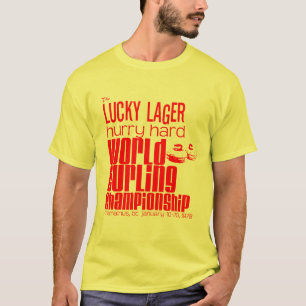 T-shirt Championnat de bordage de bière blonde allemande