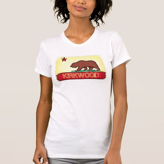 T-shirt Championnat de Californie féminin de Kirkwood (Devant)