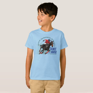 T-shirt Championnat de Polo Cavalier de Danse avec Cheval