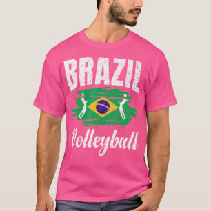 T-shirt Championnat du Brésil de volley-ball Drapeau brési
