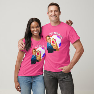 T-shirt Championnat du monde de football féminin rose JOUE