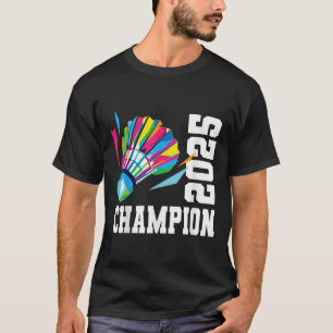 T-shirt Championnat Liga Titel Fan Badminton Top Sport Ve