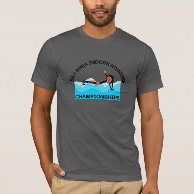T-shirt Championnats d'aviron intérieur de Bay Area 2025 (Devant)