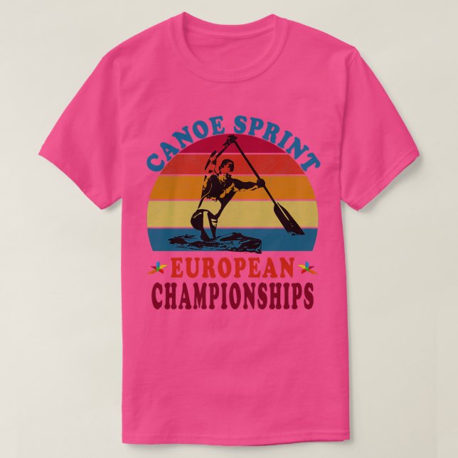 T-shirt Championnats d'Europe de sprint de canoë (Design devant)