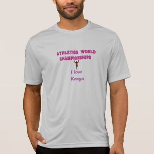 T-shirt Championnats du monde d'athlétisme Kenya Runner : 
