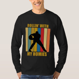 T-shirt Championnats vintages de football avec mes Hommes