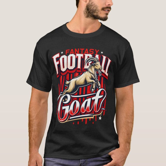 T-shirt Championne de football Imaginaire de chèvre T-shir (Devant)