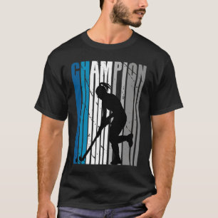 T-shirt Championne de hockey turquoise Girions Birthday Co