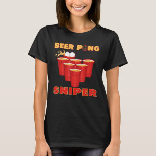 T-shirt Championne de la bière Pong Champion de jeu Boire 