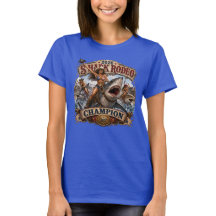 Championne de Rodéo de Requins Cowgirl Patriotique