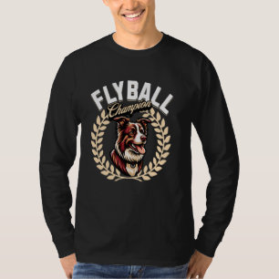T-shirt Championne de volley-ball Flyball Chien Parkour Fr