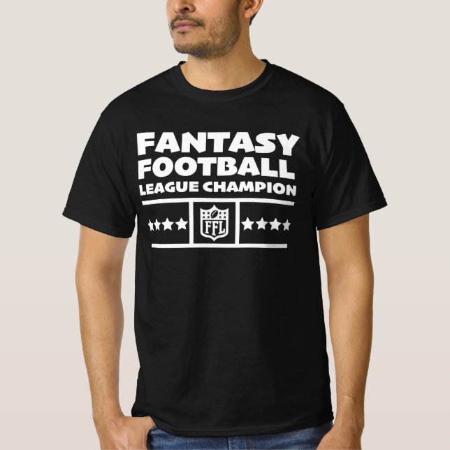 T-shirt Championne d'Imaginaire de football (Devant)