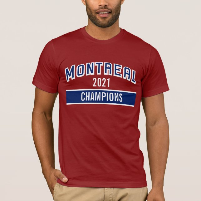 T-shirt Champions 2021 Montréal (Devant)