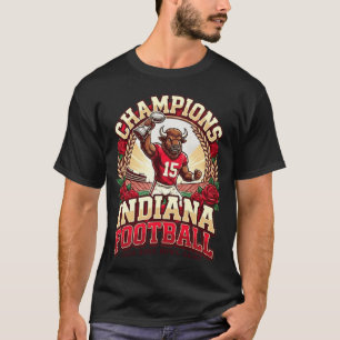 T-shirt Champions de football d'Indiana au Rose Bowl vinta
