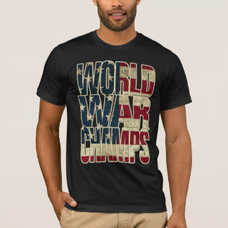 T-shirt Champions de guerre mondiale - drapeau des