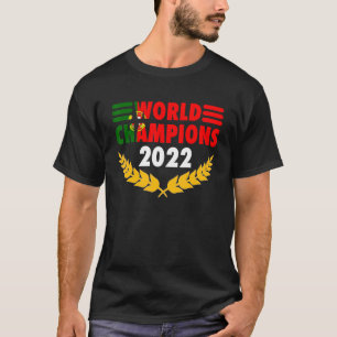 T-shirt Champions du monde 2022 du Portugal Soccer 2022