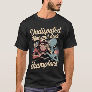 T-shirt Champions incontestés de cache-cache Bigfoot et Al