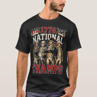 T-shirt Champions nationaux drôles patriotiques d'Amérique