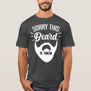T-shirt CHAMPRINT Désolé Cette barbe est prise Pays Drôle