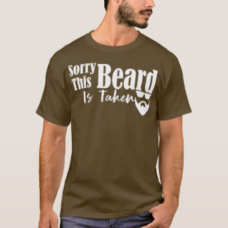 T-shirt CHAMPRINT Désolé Cette barbe est prise Pays Drôle
