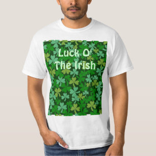 T-shirt Chance o la pièce en t verte irlandaise de coutum