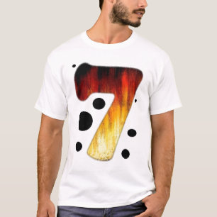 T-shirt chanceux #7 du numéro sept
